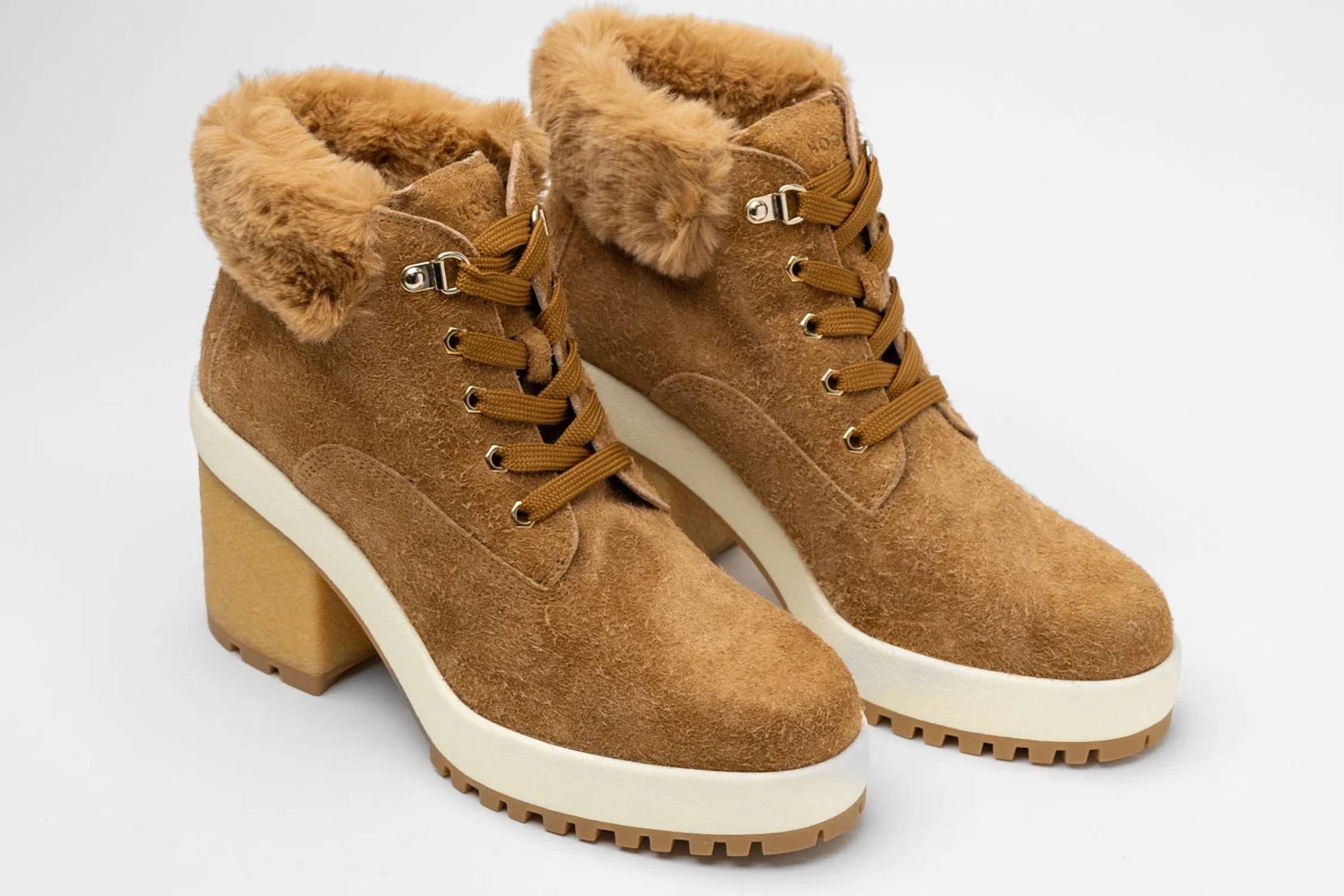 Hogan - Women's Faux Fur Ankle Boots
