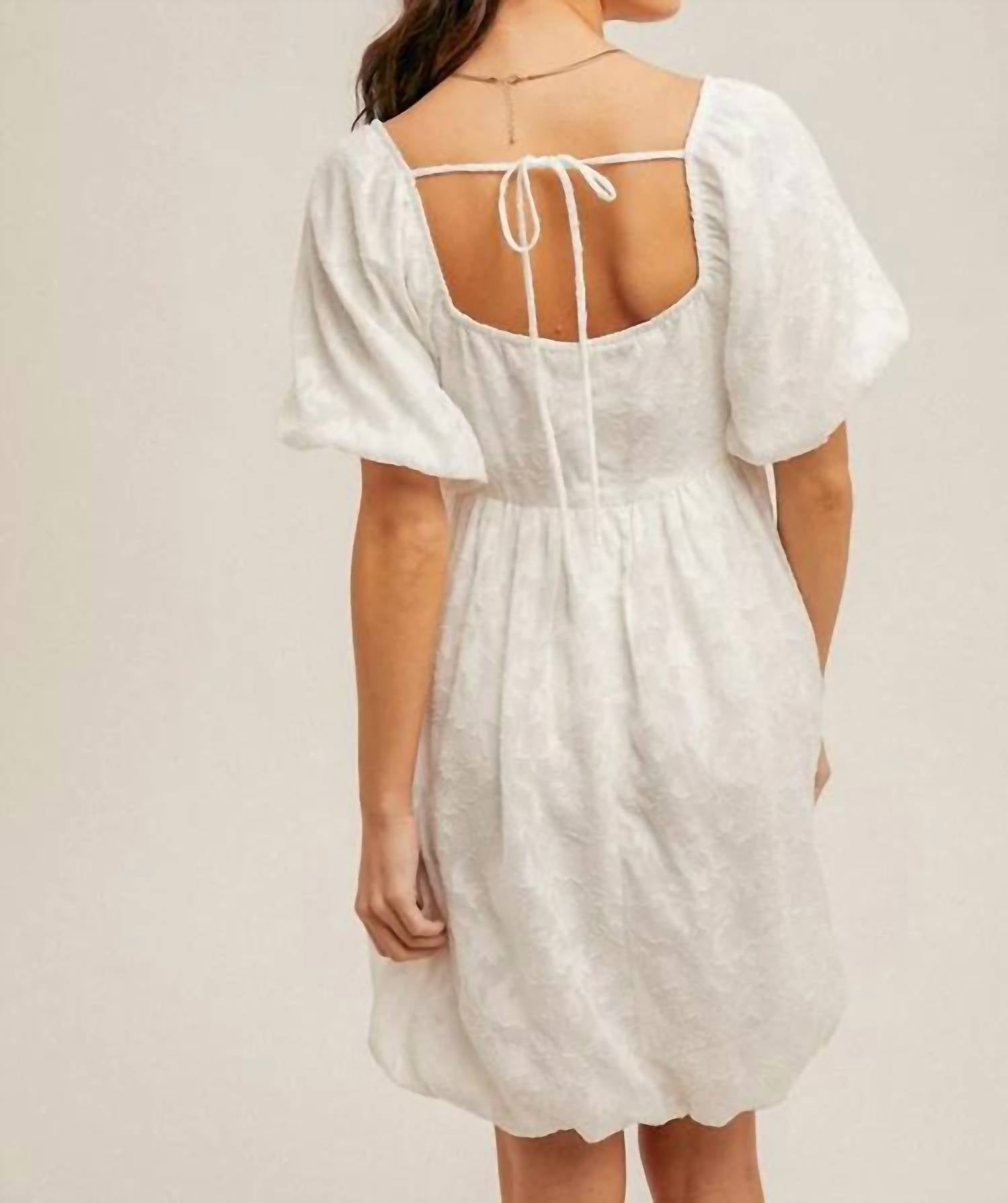Hem & Thread - Chiffon Print Bubble Dress