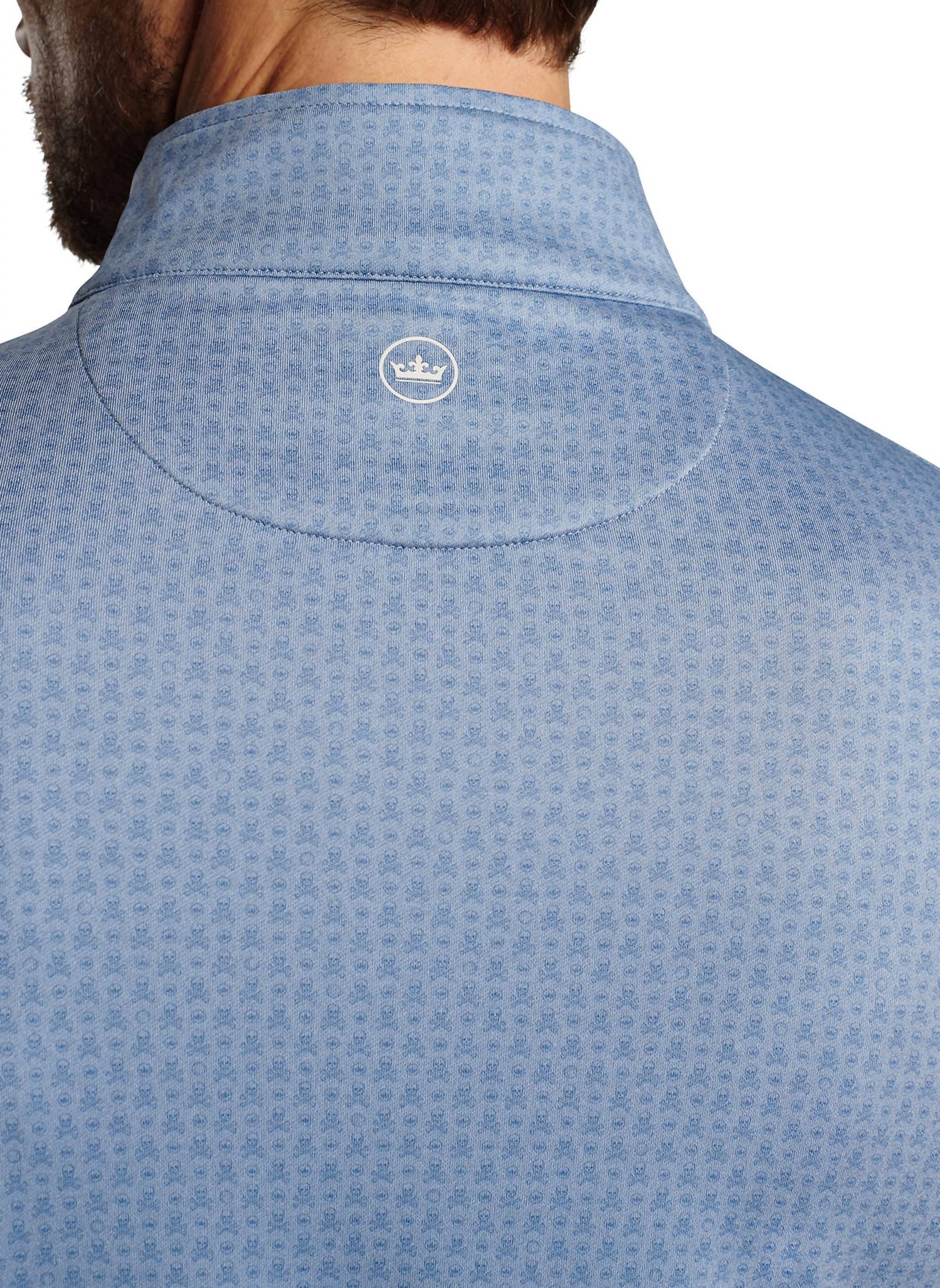 Peter Millar - Perth Skull In One Performance Quarter-zip Sweater