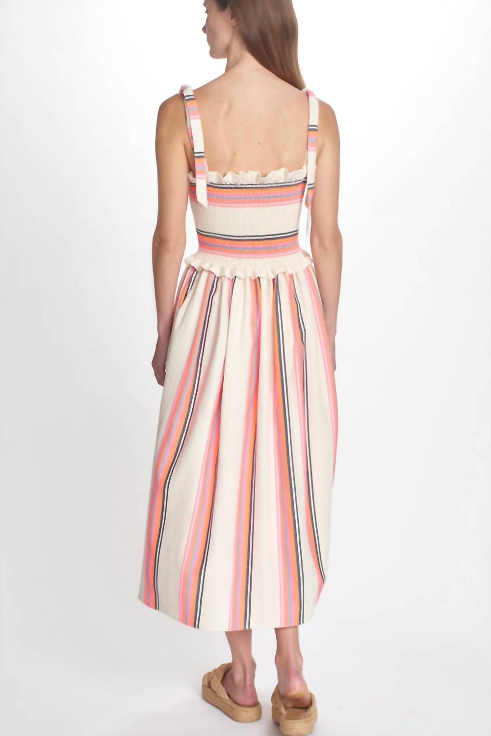 COREY LYNN CALTER Women's Olivia Dress in orange - women's dress - detail view
