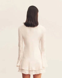 Shona Joy - Bowery Long Sleeve Ruffle Mini Dress
