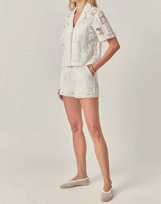 English Factory - Ibiza Embroidered Shorts