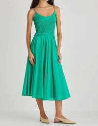 Merlette Kaede Midi Dress in verdant - women's dress
