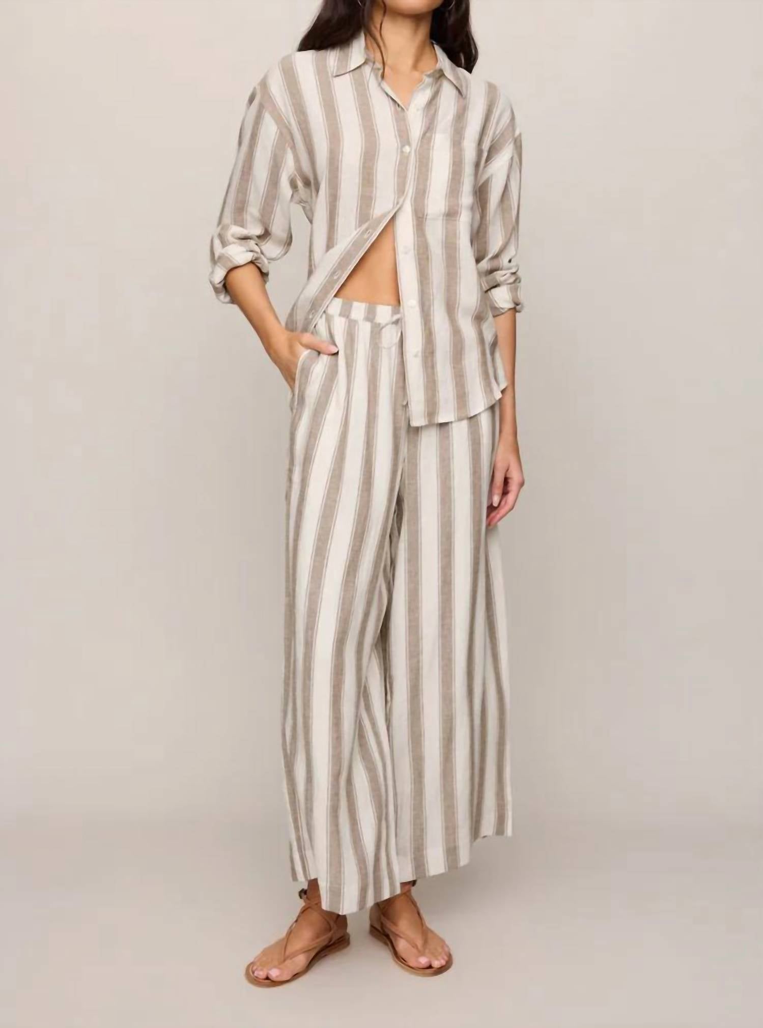 Z Supply - Perfect Linen Striped Pants