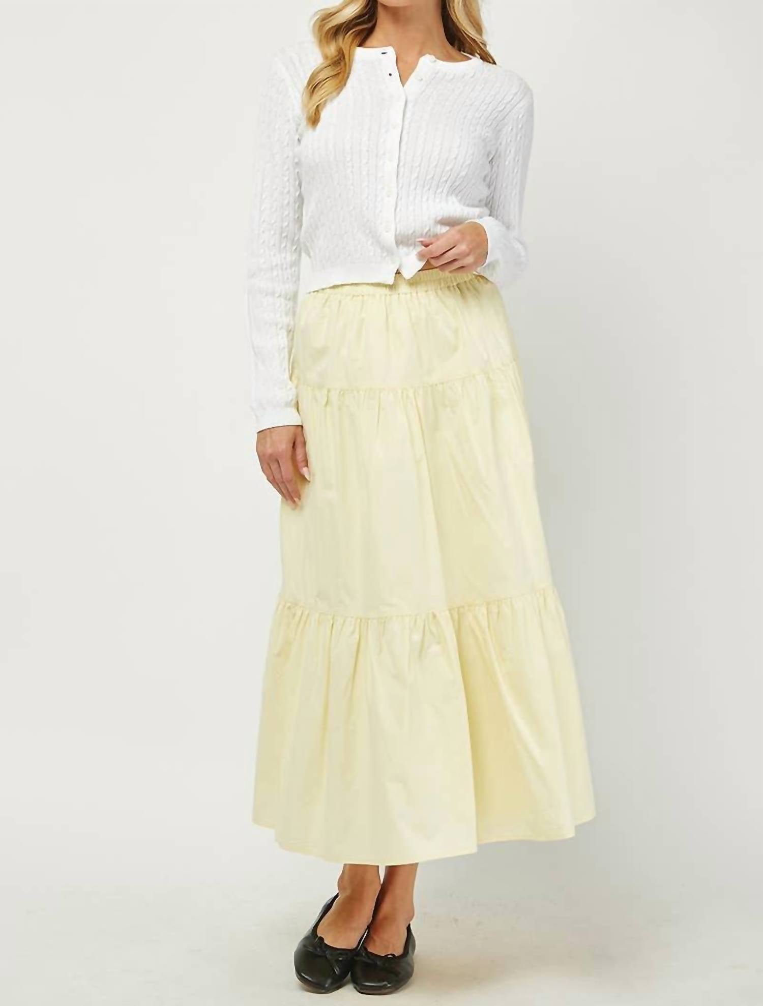 Needii - The Daisy Tiered Maxi Skirt