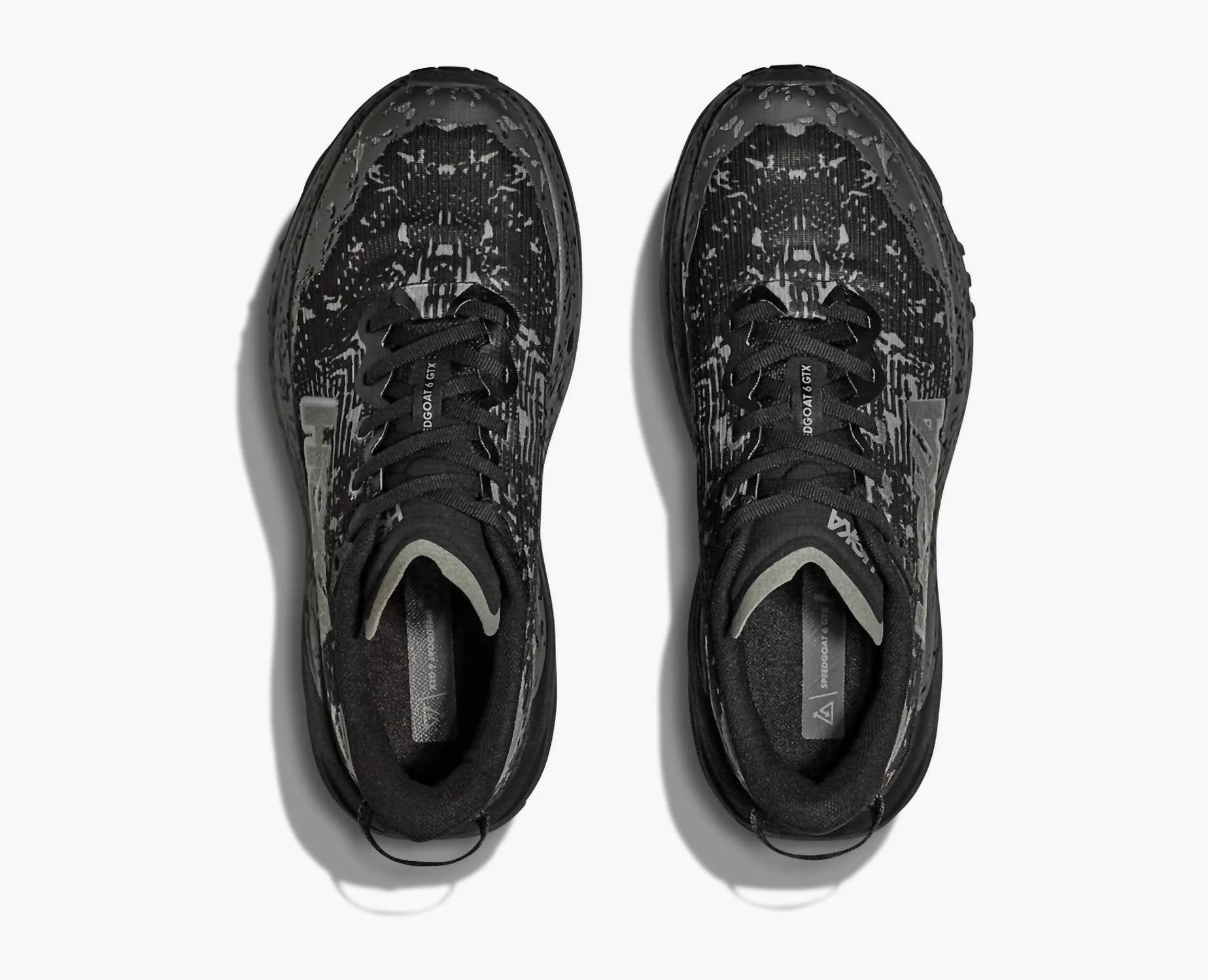 Hoka Women's Speedgoat 6 Gtx Shoe in black outer orbit - women's shoe - view 4
