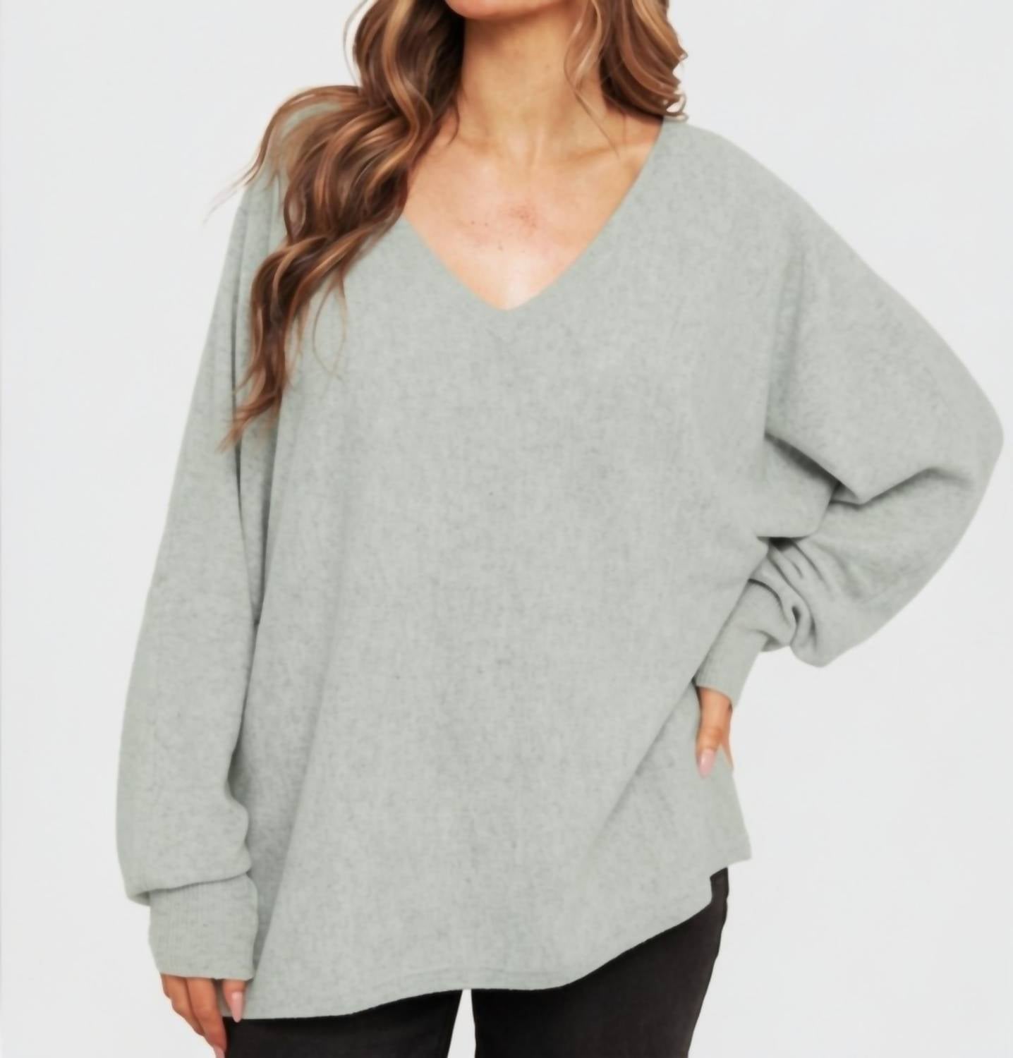 Brodie Cashmere - Darcy V-neck Cashmere Jumper