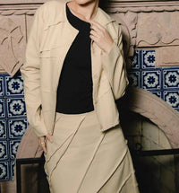 Hana & Co - Chic Lines Jacket Set