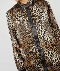 Frank Lyman - Animal-print Buttoned Shirt