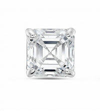 Diana M Jewels - 6.00 Cts Lab Grown Asscher Cut Stud Earrings