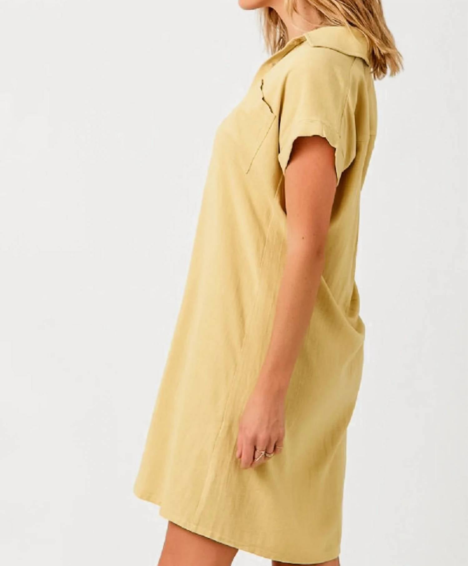 Mystree - Linen Blend Dress