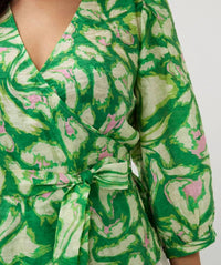Esqualo - Floral Wrap Treasure Blouse