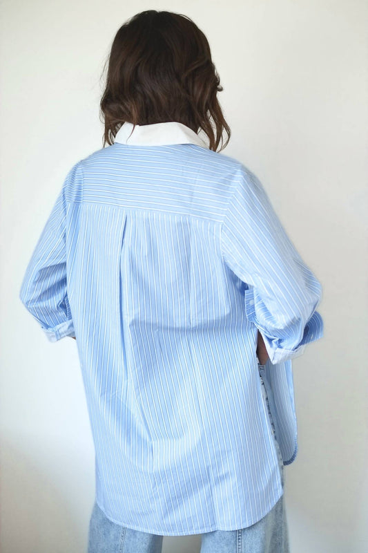 Stella Nova - Scallops Striped Shirt