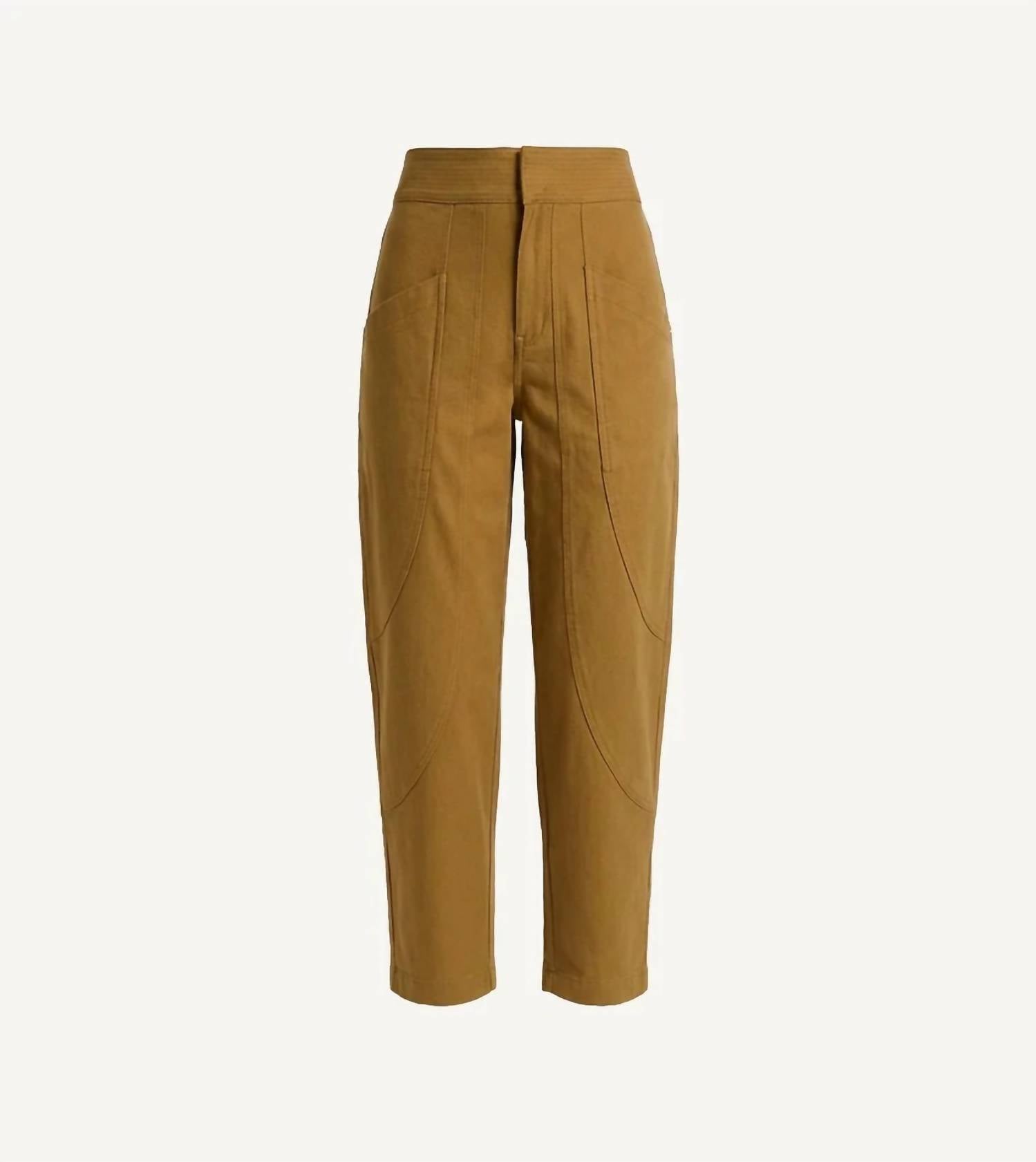 Cleobella Leo Pant in dull gold - women's pants - alternate view
