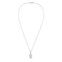 Diana M Jewels - Women's Marquise Lab-Grown Diamond Pendant Necklace (3.00 Ct) - Signature
