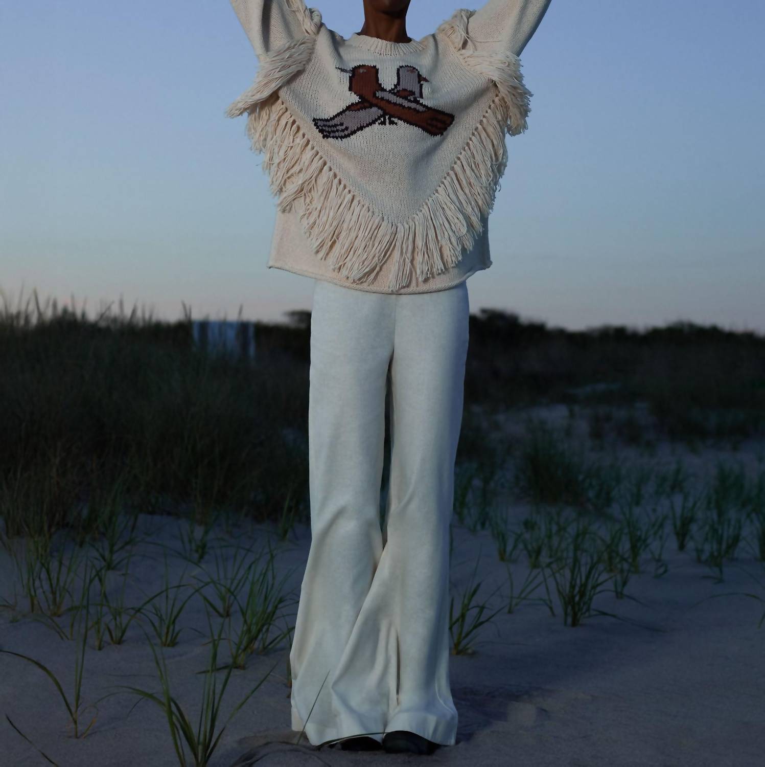 Alix Of Bohemia - Women's Bunny Alabaster Silk Pants