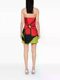 Cala de la Cruz Jolie Dress in camellia black - women's dress - alternate view