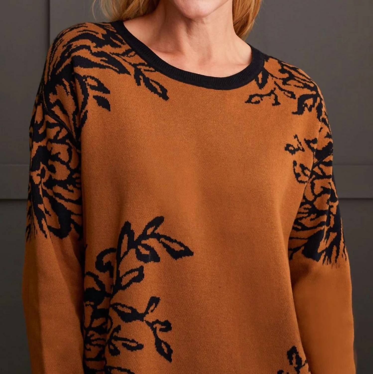 Tribal - Reversible Crew Neck Sweater