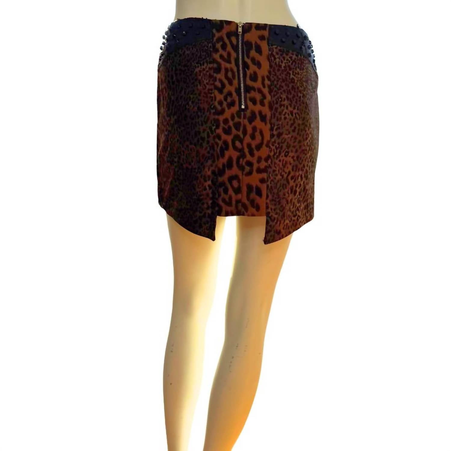 English Rose - On the Prowl Mini Skirt