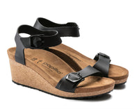 Birkenstock - Women's Soley Leather Soft Footbed Wedge Heel Sandal