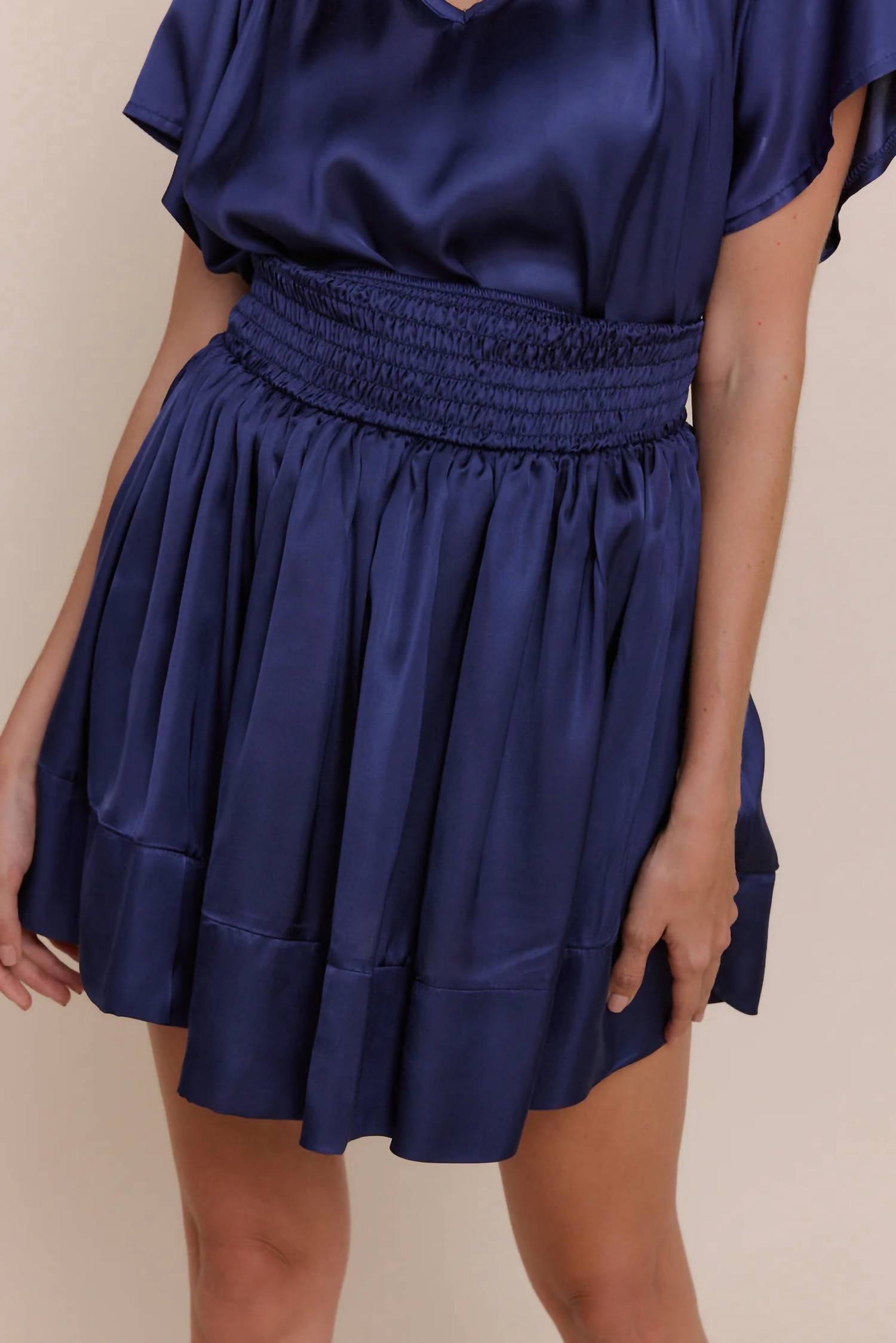 Sofia - Elsie Satin Skirt