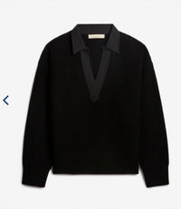 Vanessabruno - Fleuriane Low-cut V-neck Sweater