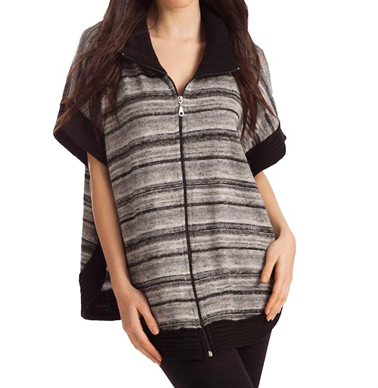 French Kyss - Penelope Zip-Up Poncho