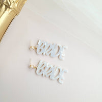 Spiffy & Splendid - Women's Bride Earrings