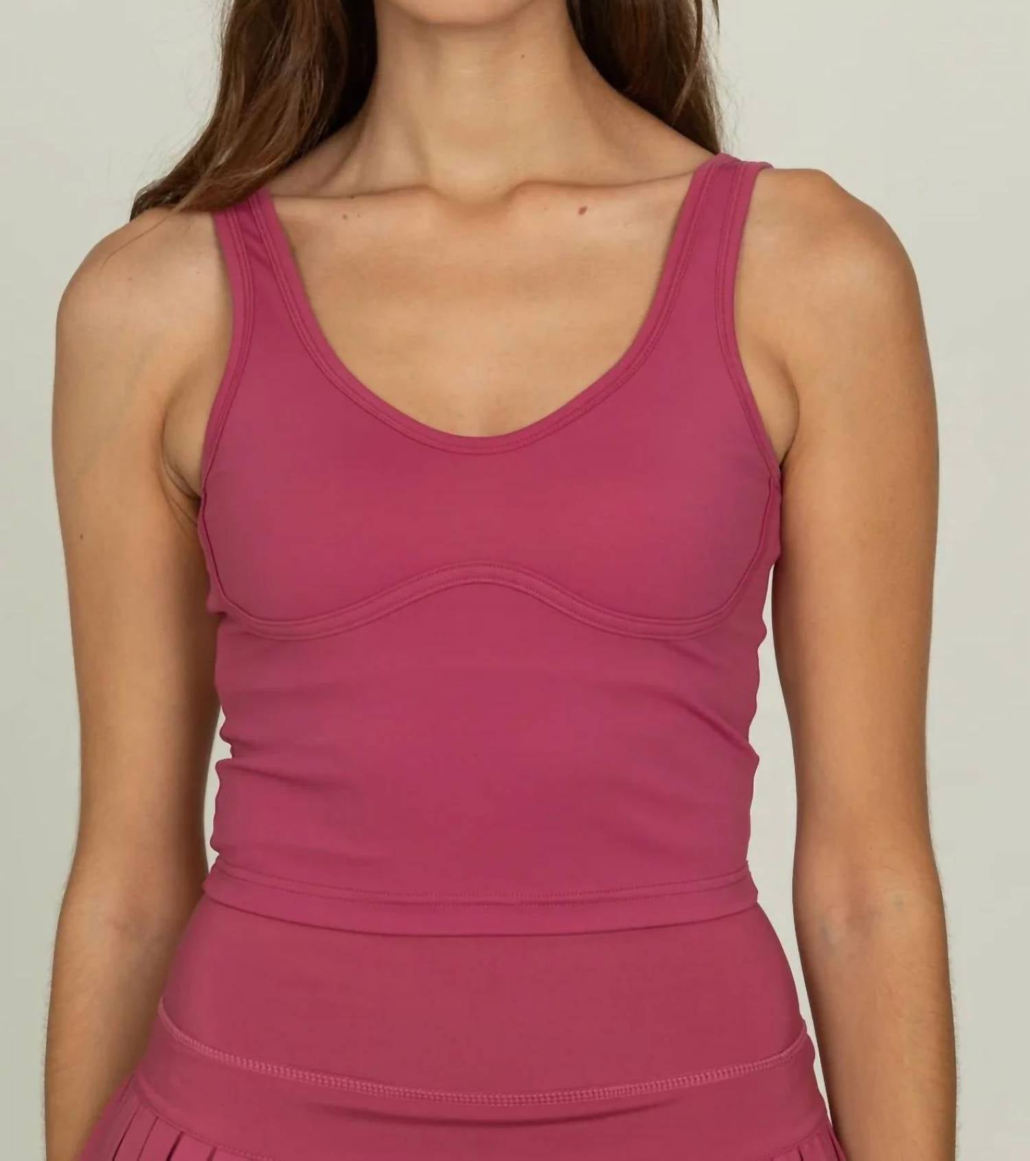 Gold Hinge - Lined Mid Length Bra Top
