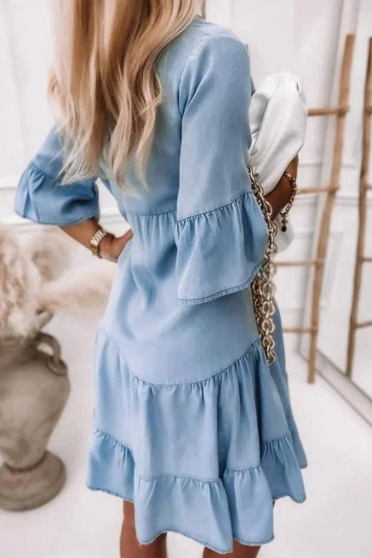 Ninexis - Washed Denim Dress
