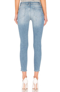 Frame - Le High Skinny Front Chew Jeans