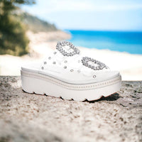Chinese Laundry - Women's Surf Clear Vinyl Sandals
