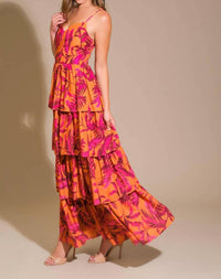 Flying Tomato - Printed Maxi Dress
