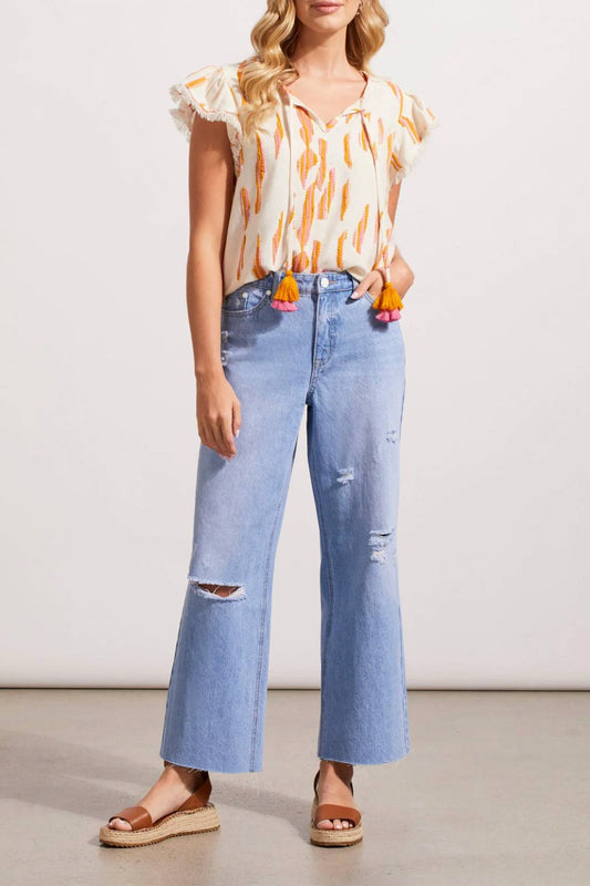 Tribal - Audrey Distressed w/Rainbow Thread from Tribal