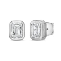 Diana M Jewels - Women's Emerald Lab-grown Diamond Stud Earrings (9.00 Tcw) - Elegant Plus