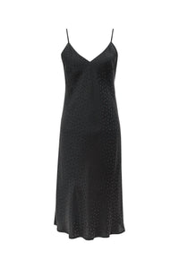 Gold Hawk - Women's Jacquard Slip Dress