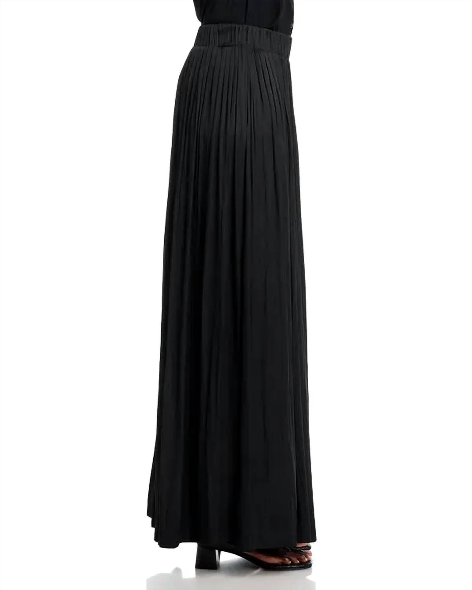 L'Agence - Haylo Wide Leg Pull On Pants