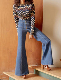 Stoned Immaculate - Bardot High Waisted Bells Jeans