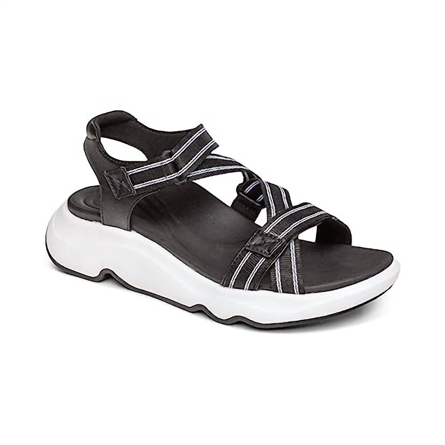 Aetrex Women's Marz Sandal in black - women's sandal