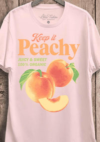 Nobrand - Women's Keep It Peachy Graphic Top