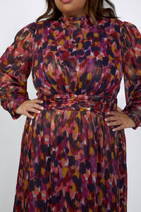 Donna Morgan - Dara Long Sleeve Maxi Dress - Plus