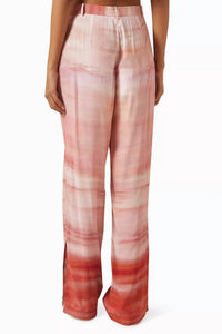 HEMANT & NANDITA Printed Straight Leg Pants in multi - women's pants - detail view
