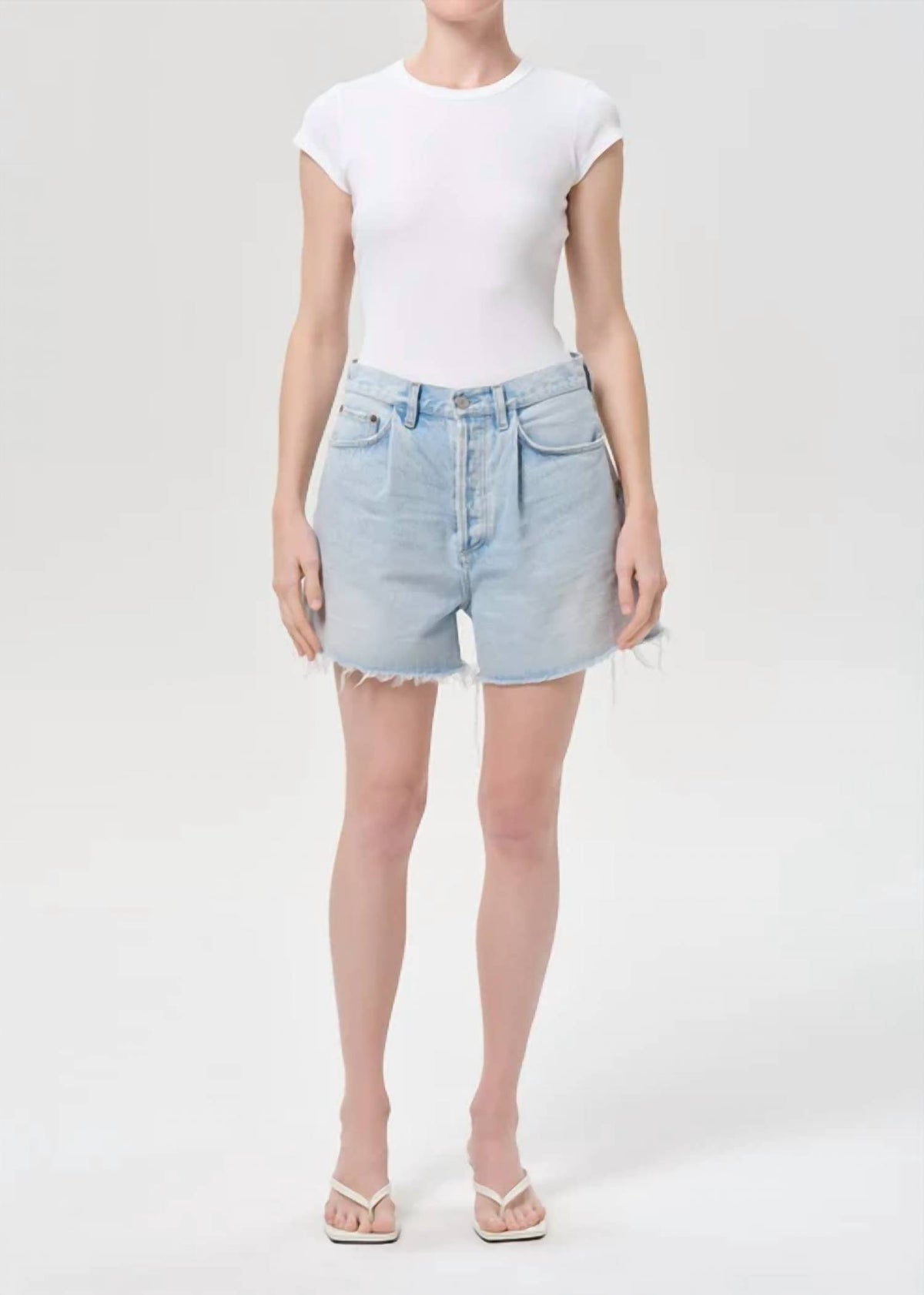 Agolde - Rhoda Pleated A-line Short