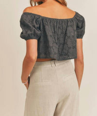 Sage The Label - Bluebell Woods Crop Top