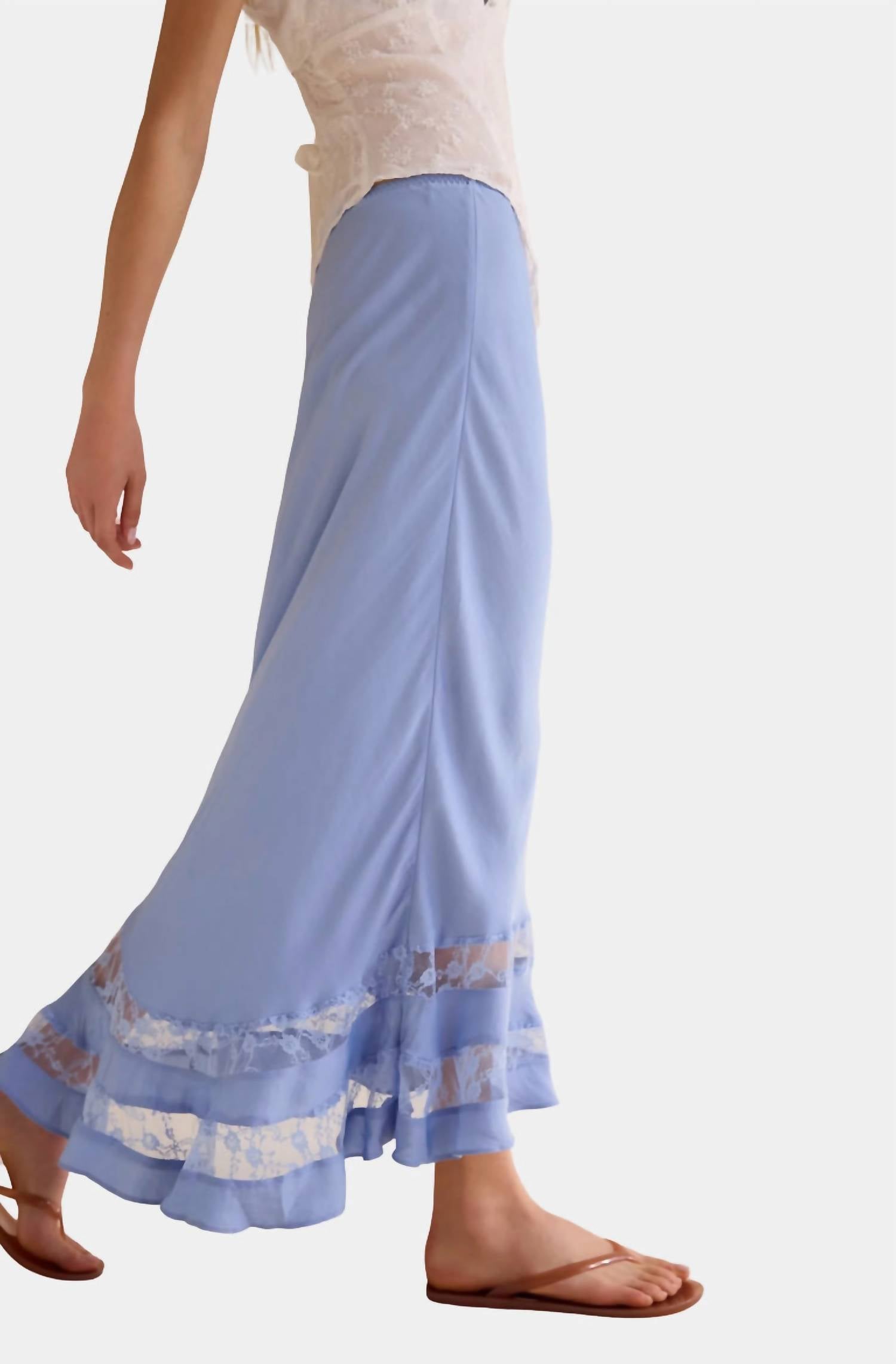 Free People - Long Lost Lover Slip Skirt