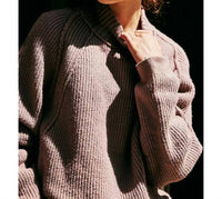 Free People Sunbeam Textured Sweater in antler - women's sweater - view 6