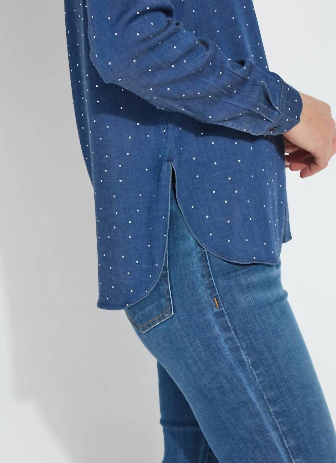 Lysse - Cataleya Crystal St Tencel Chambray Shirt