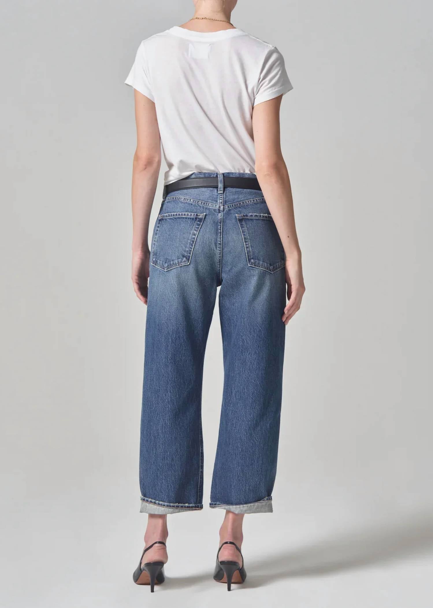 Citizens Of Humanity - Dahlia Bow Leg Baby Roll Jeans