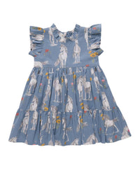 Pink Chicken - Jennifer Ruffle Sleeve Dress