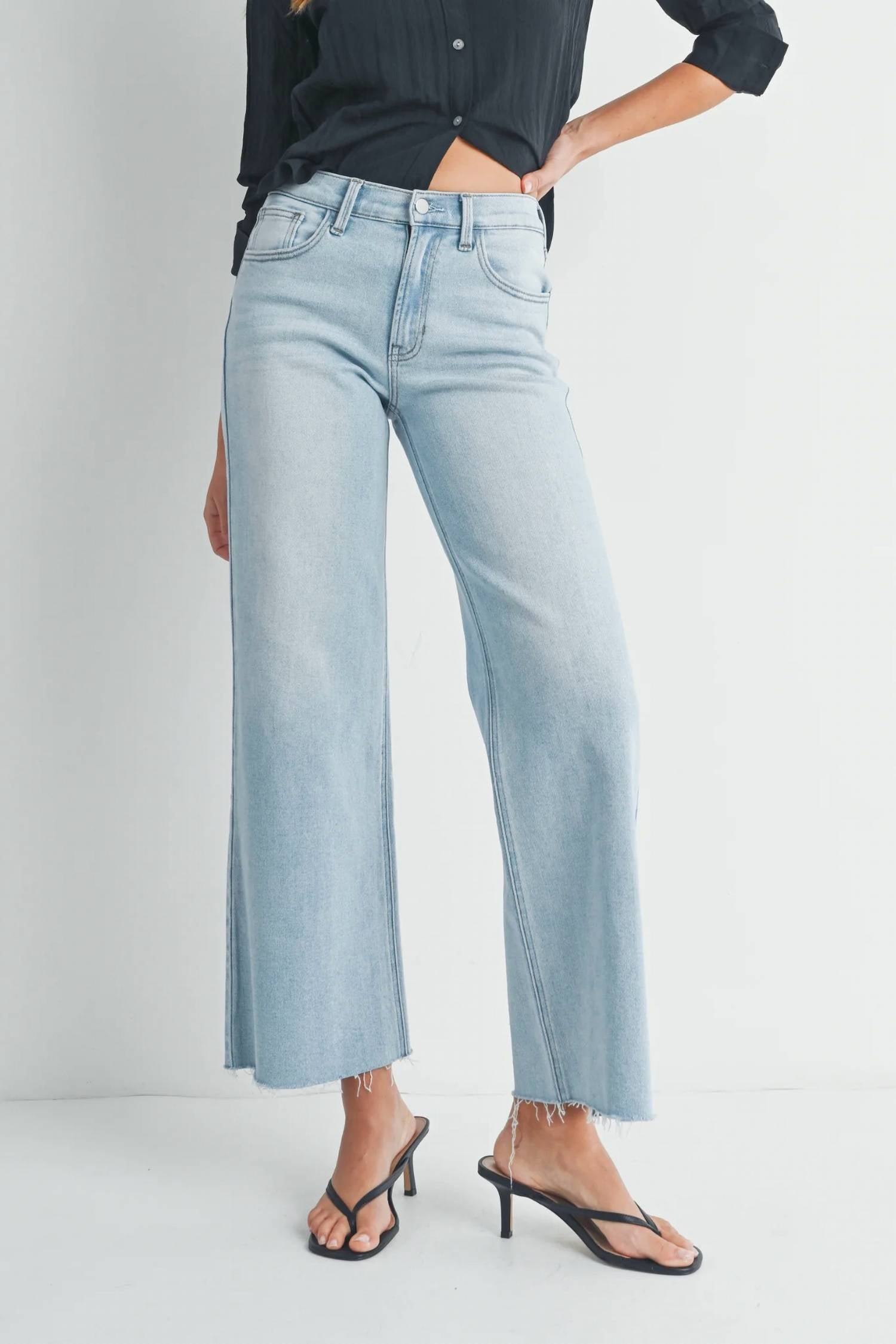 Just Black Denim - Giselle Wide Leg Jeans